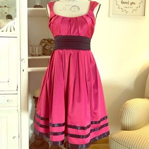 Fuchsia & Navy Formal